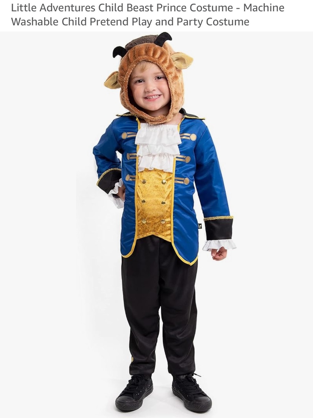 Little Adventurers Beast Costume 3-5 Years - Picture 2 of 2